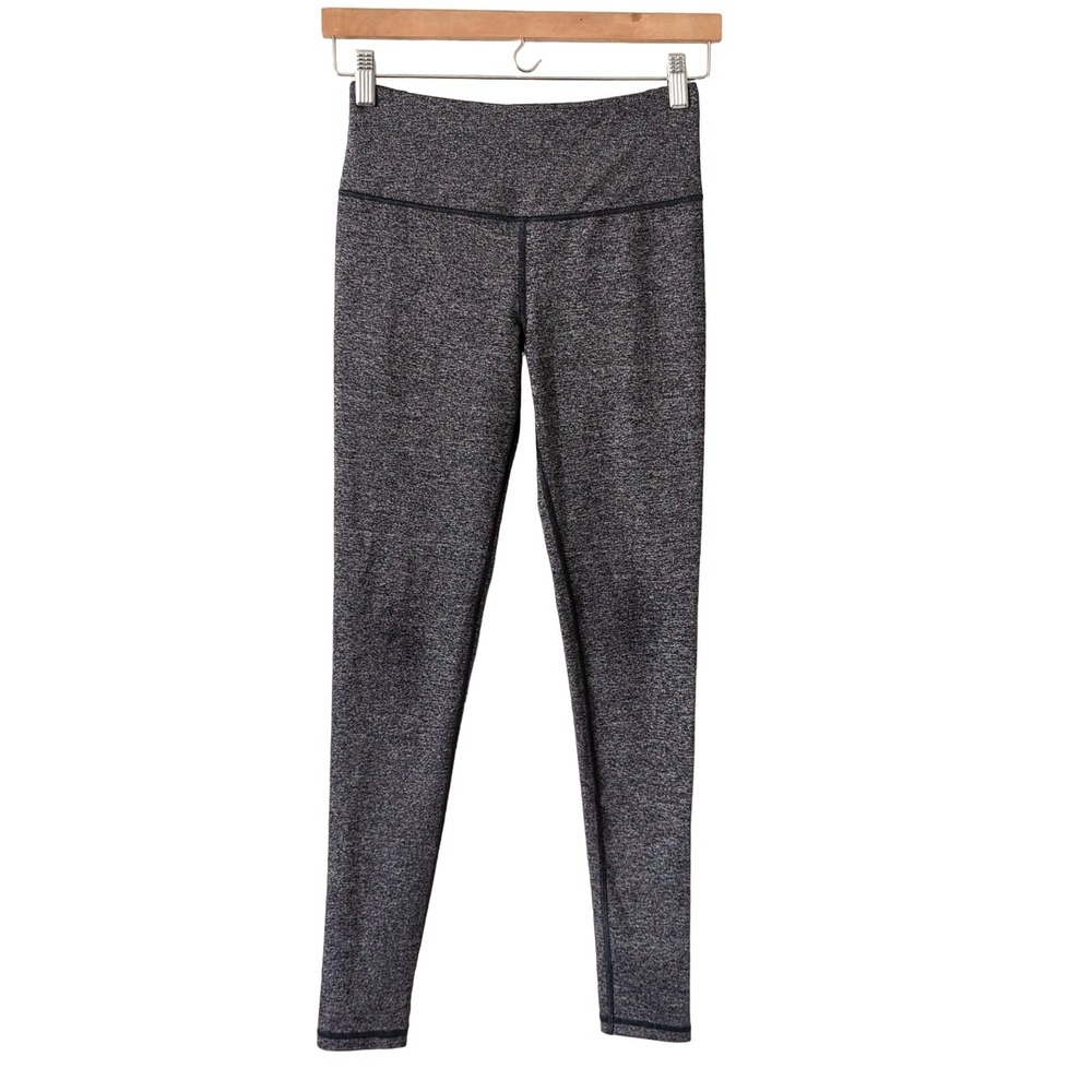 Victoria's Secret Leggings XS Knockout Pants Heathered Gray Tight Workout‎ Full